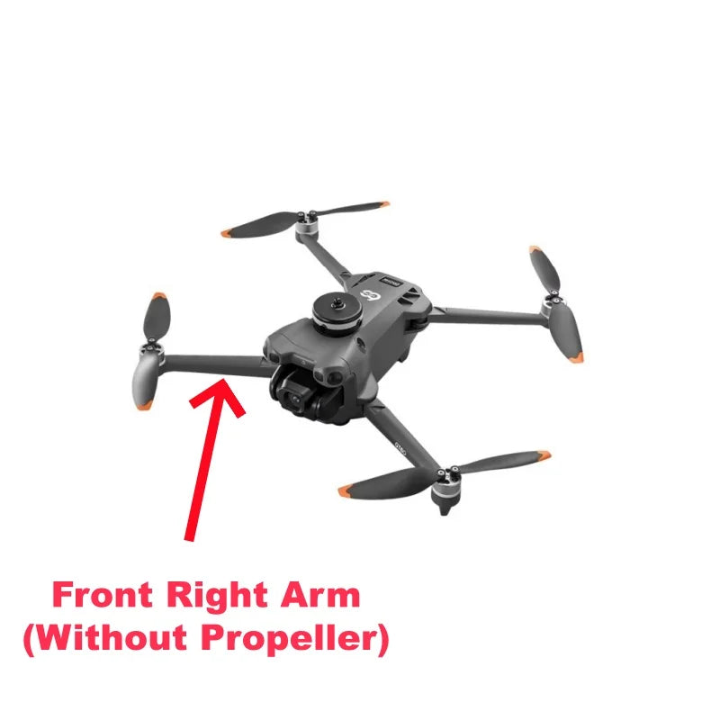 GT60 Drone Accessories Battery 3.7V 2650mAh Drone Motor Arm Propeller USB Line 4-in-1 Line 4.3-inch Screen Remote Control Parts