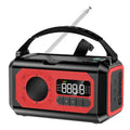 Portable 12000mAh Emergency Radio AM/FM/NOAA Weather Radio Solar Hand Crank Radio Flashlight SOS Alarm Power Bank Reading Lamp