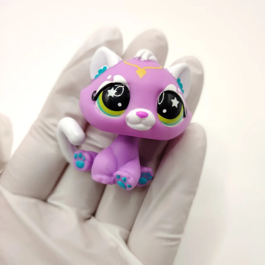2025 Newest LPS Pet Toys Cute Animal Can Shake Head Kitten Original Collection Toys for Girls Christmas Birthday Gift