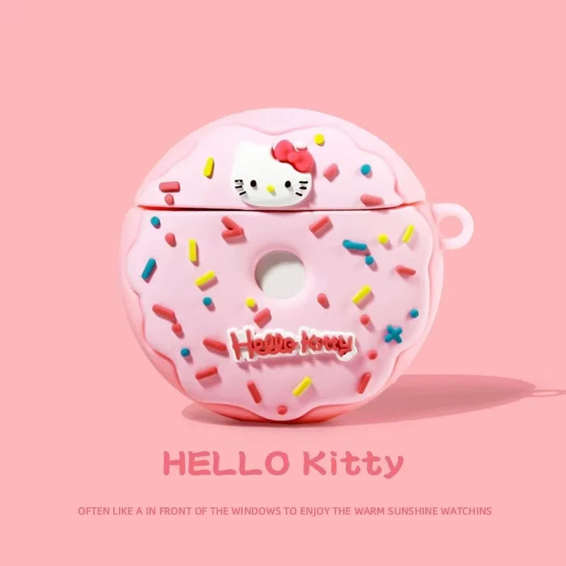 3D Sanrio Hello Kitty Cartoon Earphone Case For AirPods 4 Cute Cases for AirPods Pro 3 Pro2 Charging Cover for AirPods 4 3 2 1