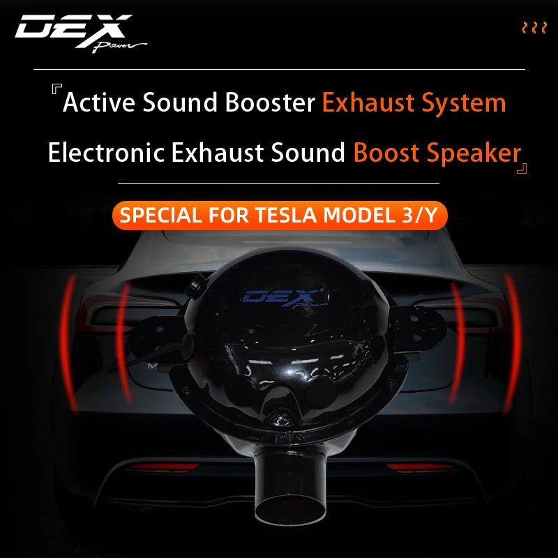 Hot selling：DEX Electronic Speaker Turbo Sound Perfect Fit  Model 3 Model Y Active Electronic Sound  Exhaust Sy15616176843