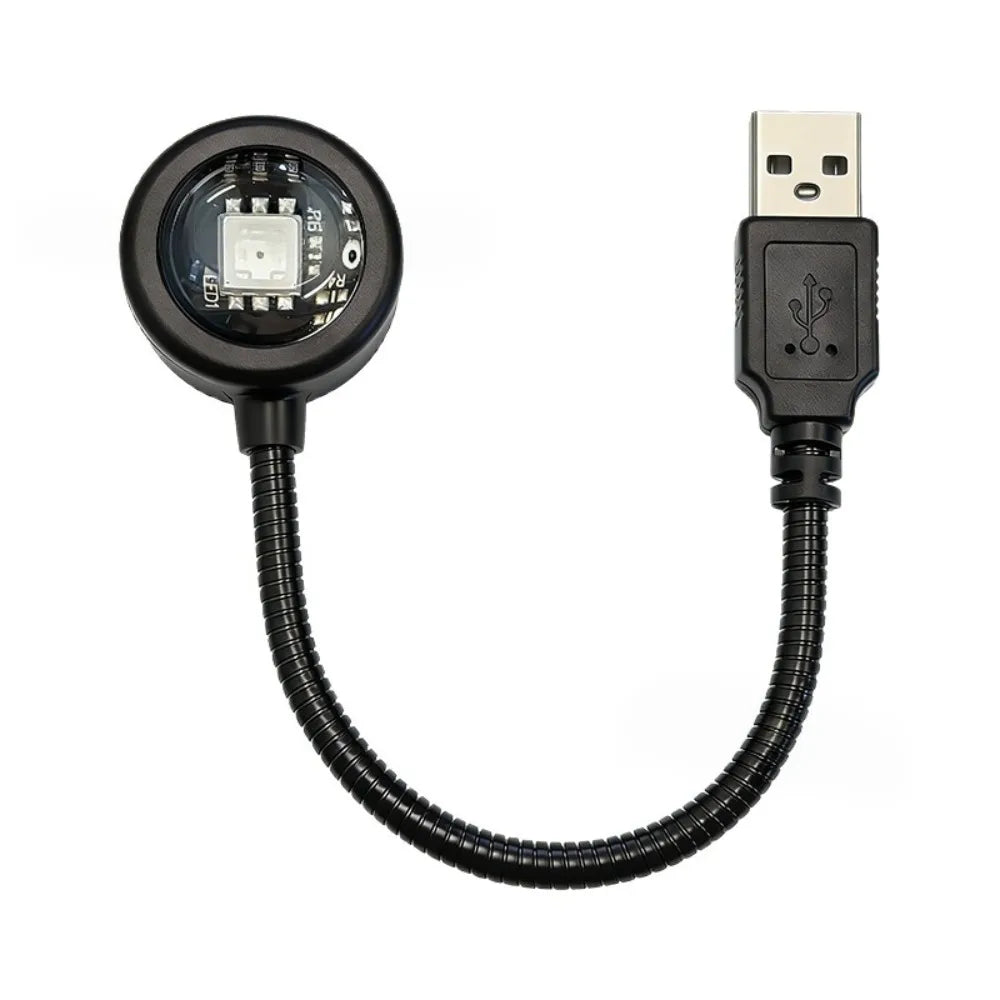 Sunset projection lamp, USB home decoration atmosphere lamp, multi-angle rotatable, suitable for home living room and bedroom