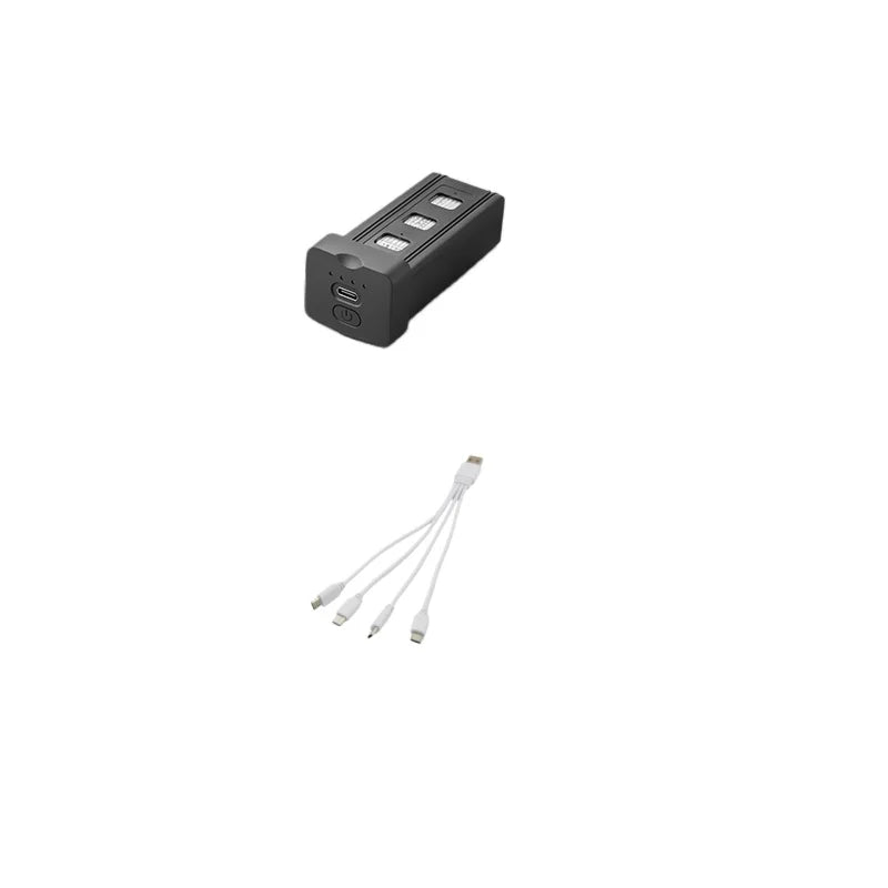 GT60 Drone Accessories Battery 3.7V 2650mAh Drone Motor Arm Propeller USB Line 4-in-1 Line 4.3-inch Screen Remote Control Parts