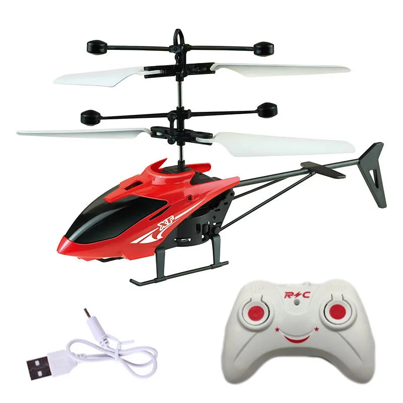 Rechargeable Mini RC Drone Remote Safe Fall-resistant RC Helicopters Drone Children Toys with Different Patterns