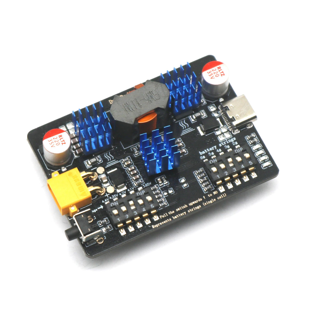 PD3.1 140W Bidirectional Fast Charging 2S 3S 4S 5S 6S Lithium Battery XT30 XT60 Drone Charger Board Liion Lifepo4 BMS Power BanK