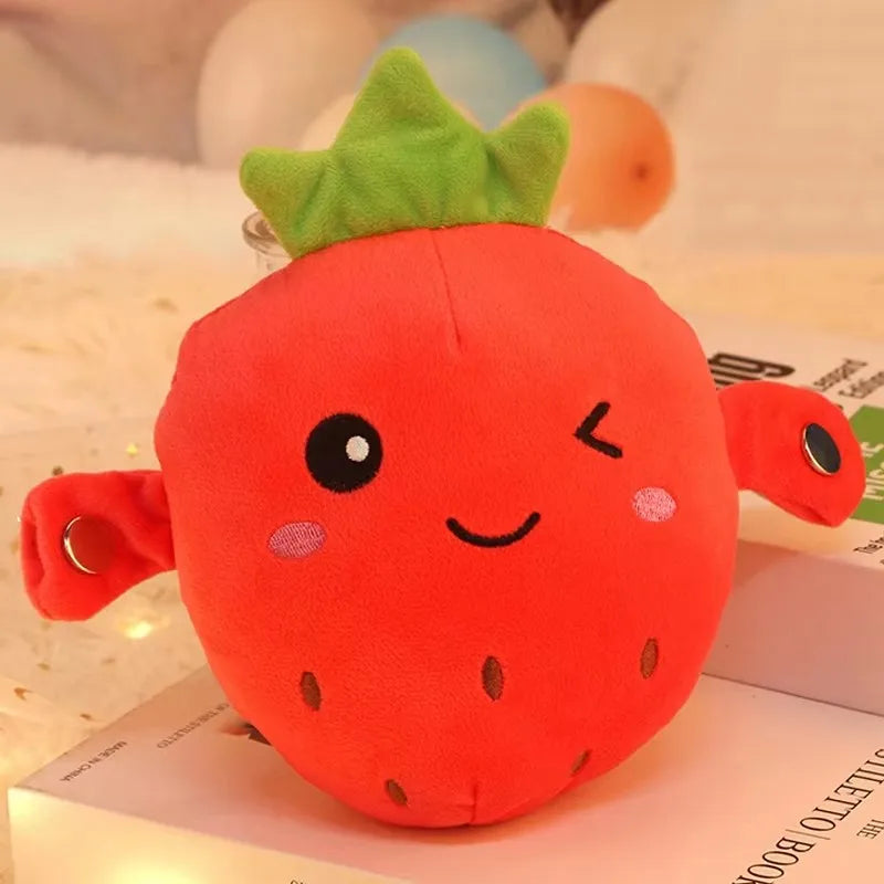 Kids Banana Fruit Induction Beat Toy Creative Music Dolls Kawaii Parent-child Toys Sensory Party Game Collectible Toy