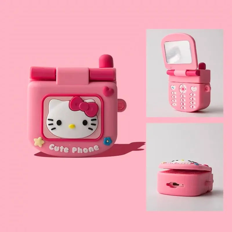 3D Sanrio Hello Kitty Cartoon Earphone Case For AirPods 4 Cute Cases for AirPods Pro 3 Pro2 Charging Cover for AirPods 4 3 2 1