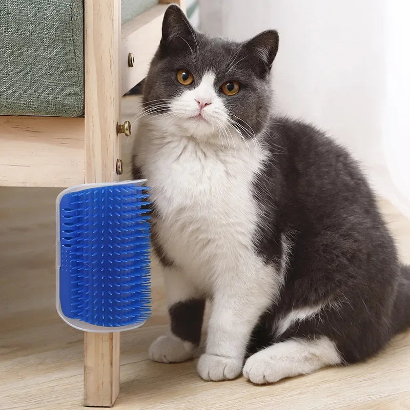 Best-selling Item Massager for Cats PP Material Pets Goods Brush Remove Hair Comb Grooming Table Dogs Care Royal