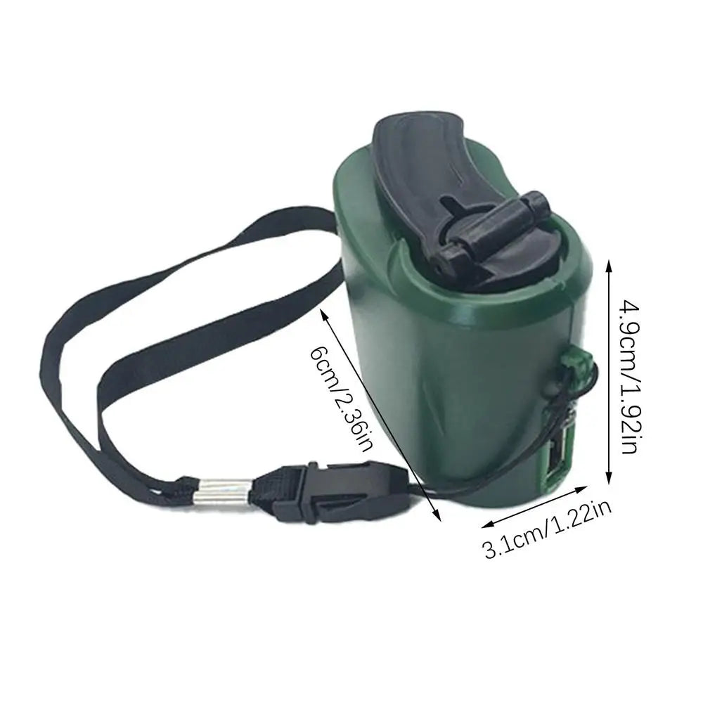 USB Phone Charger Hand Crank Phone Charger Flashlight Manual Power Supply Camping Hiking Travel Emergency Power Bank Charger