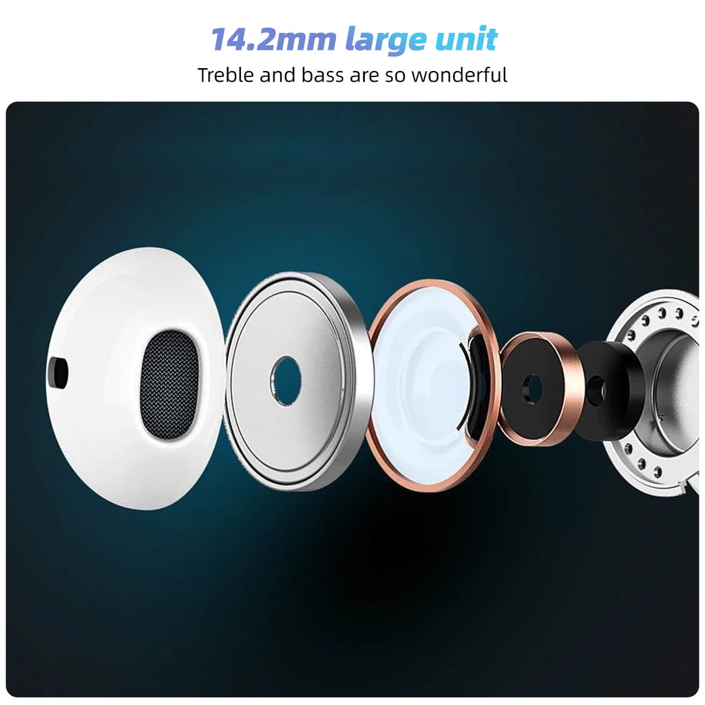 Type C Wired Earphones In-Ear With Mic For Sumsung Onepuls Xiaomi Redmi Huawei USB C Music Earpbuds Sport Headphones Headset